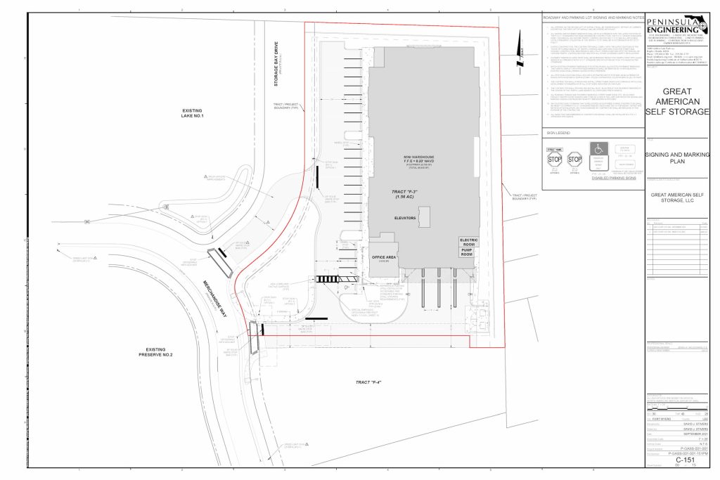 Great American Self Storage Peninsula Engineering